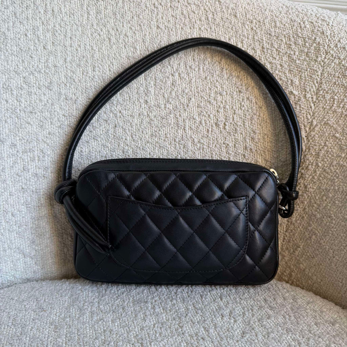 2007 Chanel Cambon Quilted Black Mini Shoulder Bag