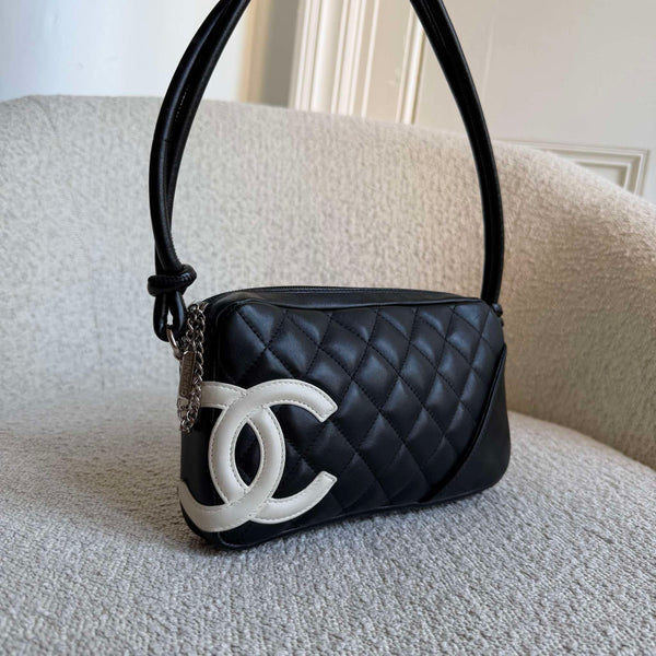 2007 Chanel Cambon Quilted Black Mini Shoulder Bag