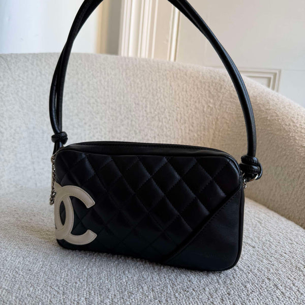 2007 Chanel Cambon Quilted Black Mini Shoulder Bag