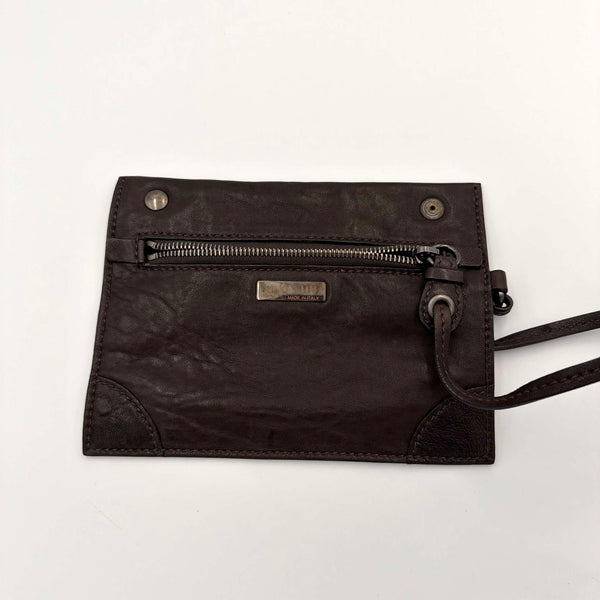 Archive Miu Miu Cow Print Brown Leather Handbag