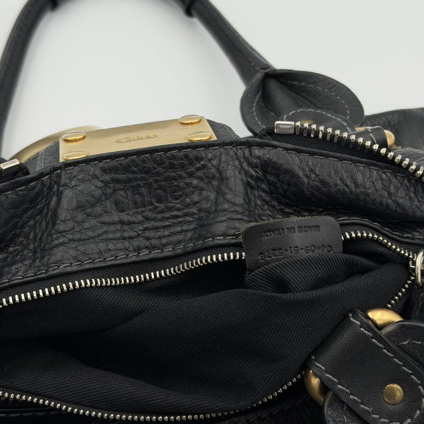 2005 Chloe Paddington Leather Black Handbag