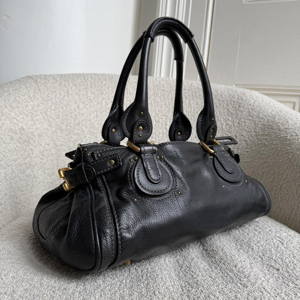 2005 Chloe Paddington Leather Black Handbag