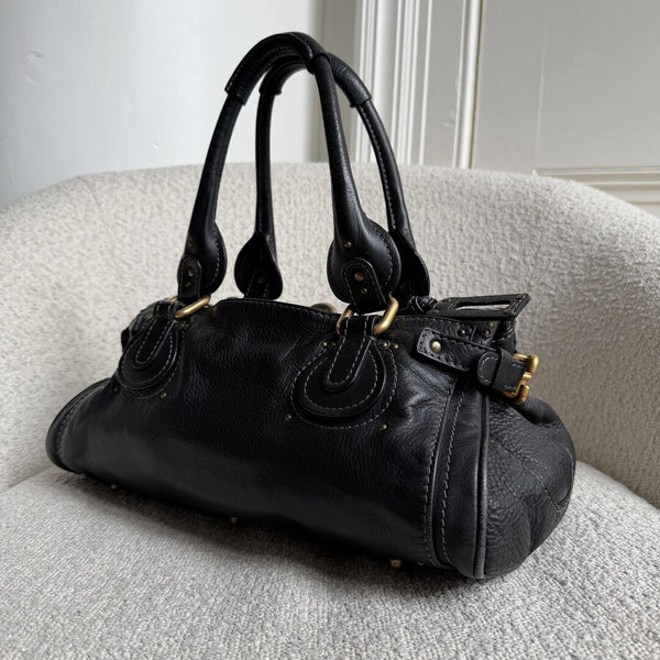 2005 Chloe Paddington Leather Black Handbag
