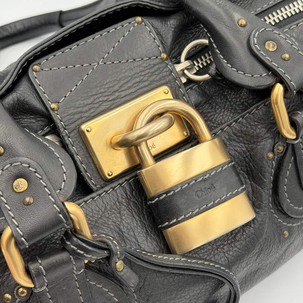2005 Chloe Paddington Leather Black Handbag