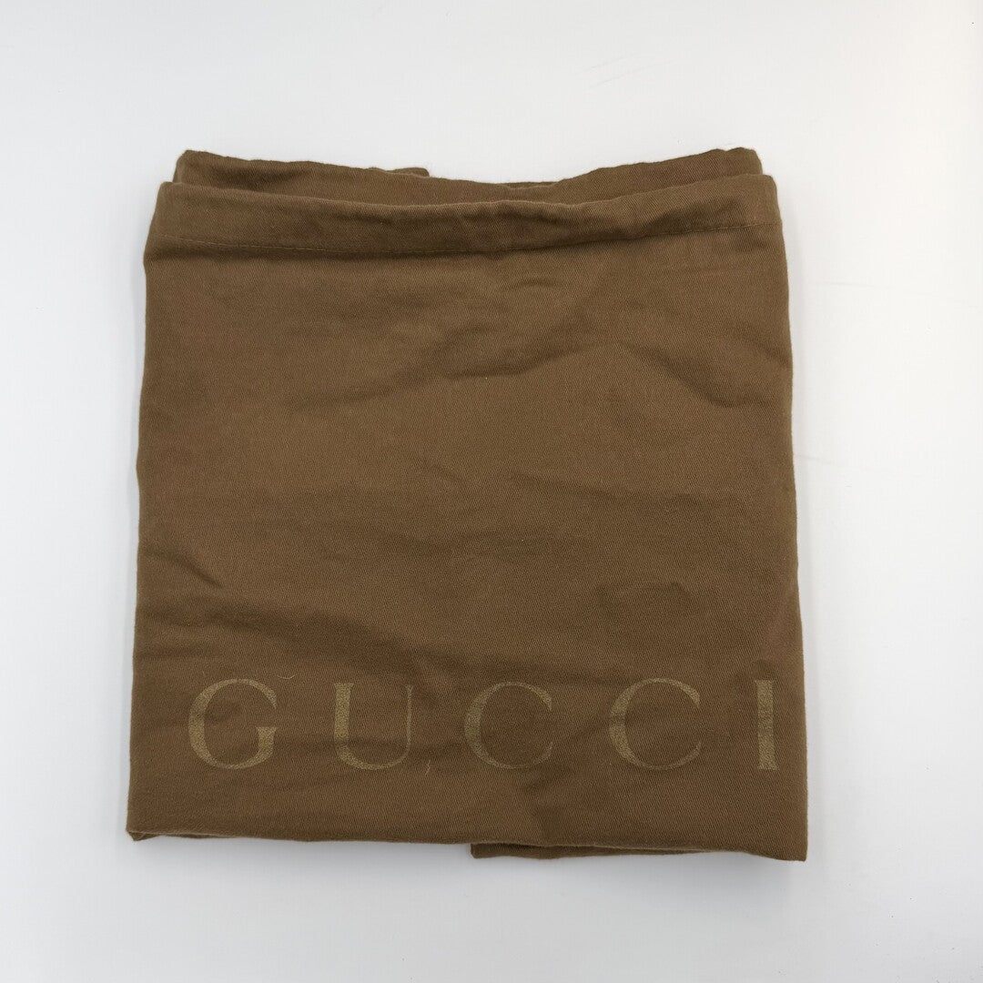 Gucci Horsebit Hobo Leather Black Large Shoulder Bag