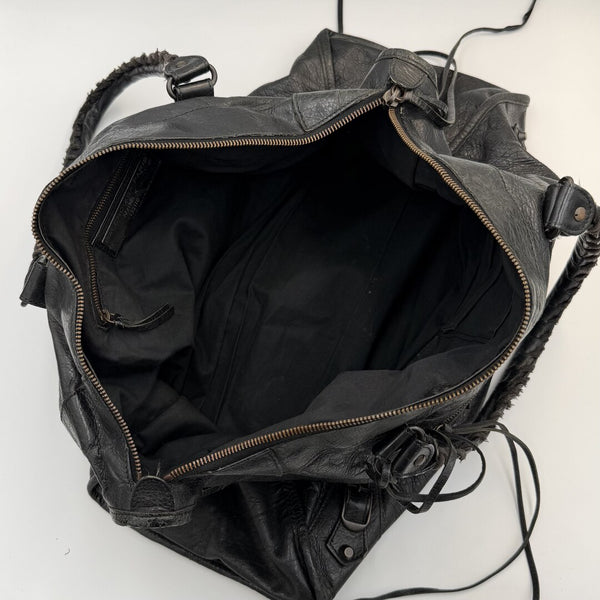 2012 Balenciaga Classic The Work Leather Black Shoulder Bag