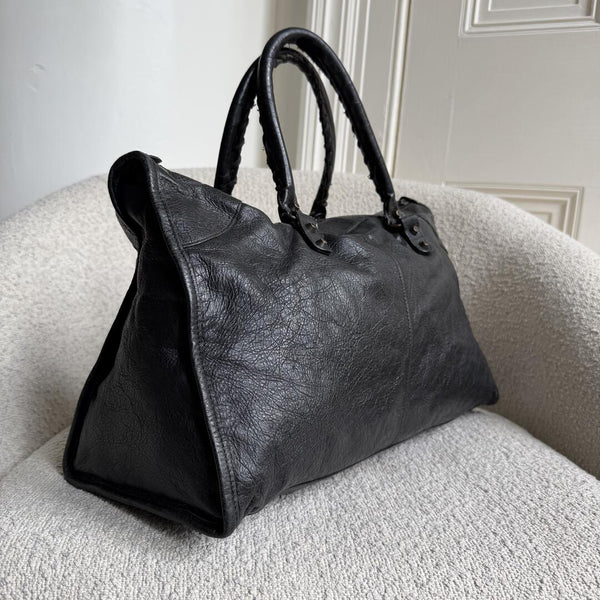 2012 Balenciaga Classic The Work Leather Black Shoulder Bag