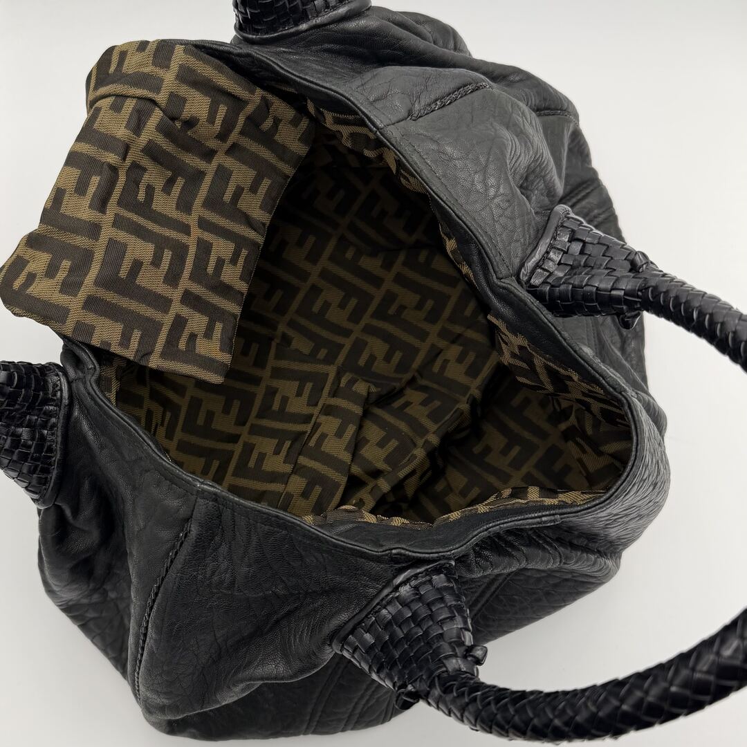 Fendi Spy Black Leather Handbag
