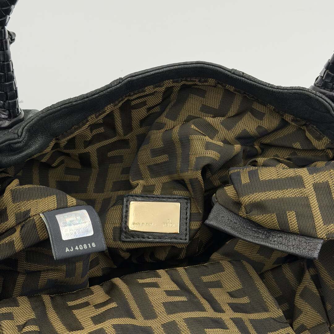 Fendi Spy Black Leather Handbag