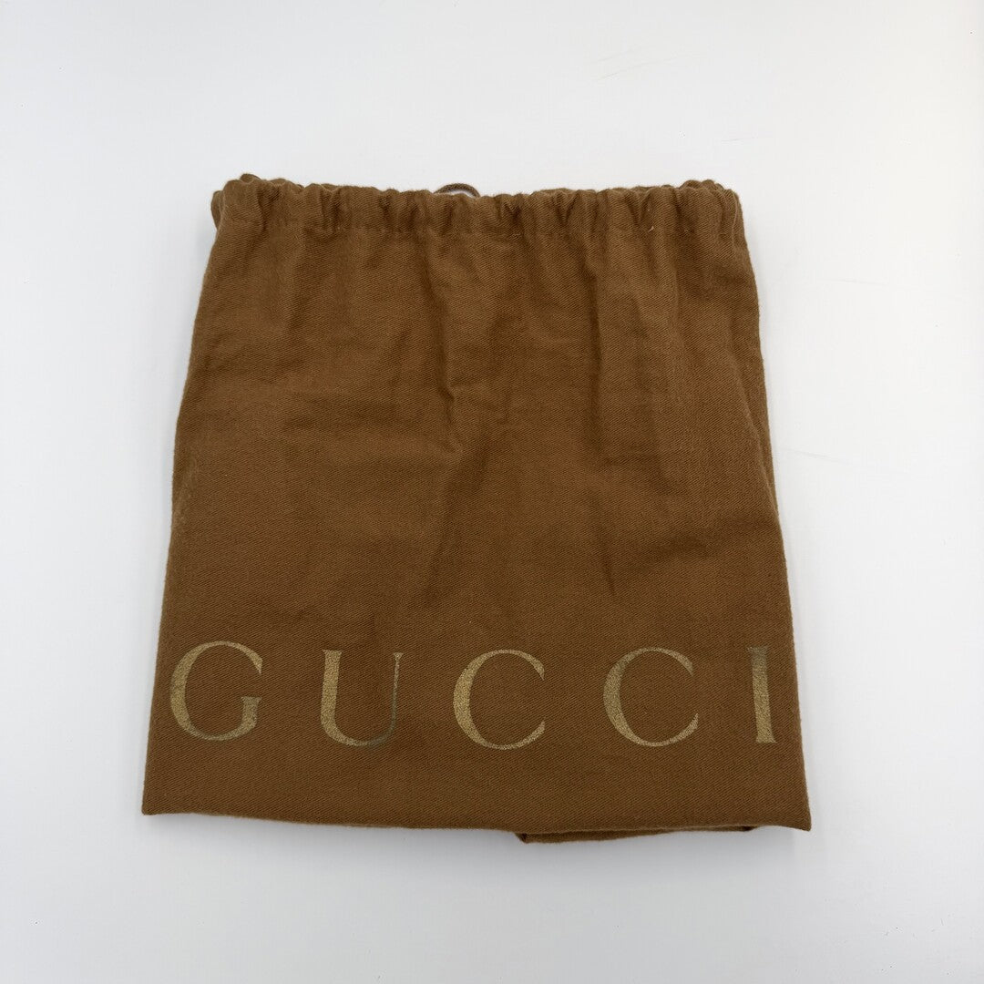Gucci Guccissima Jackie Leather Brown Shoulder Bag