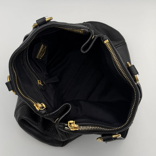 Miu Miu Vitello Leather Black Shoulder Bag
