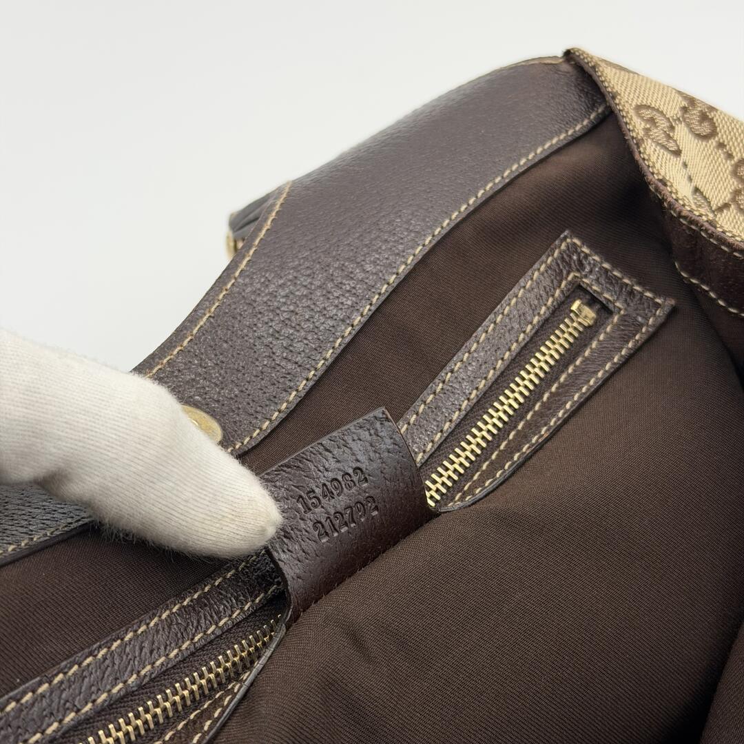 Gucci GG Monogram Canvas Brown Tote Bag