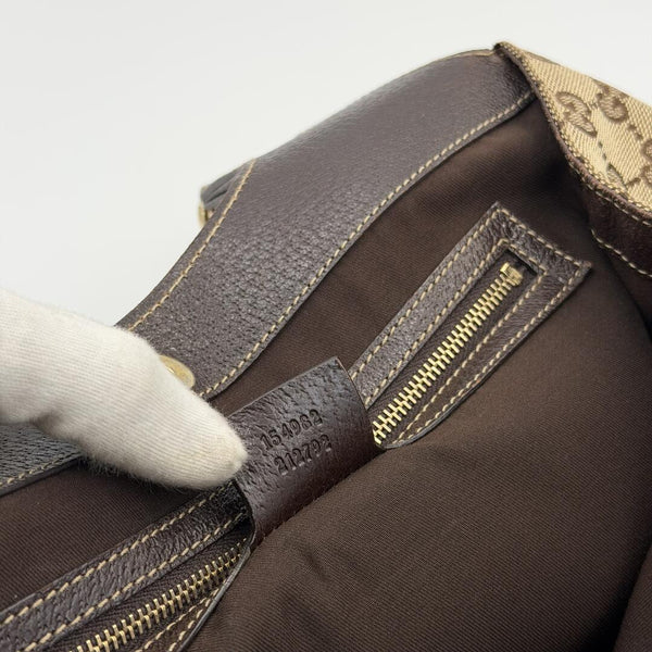 Gucci GG Monogram Canvas Brown Tote Bag
