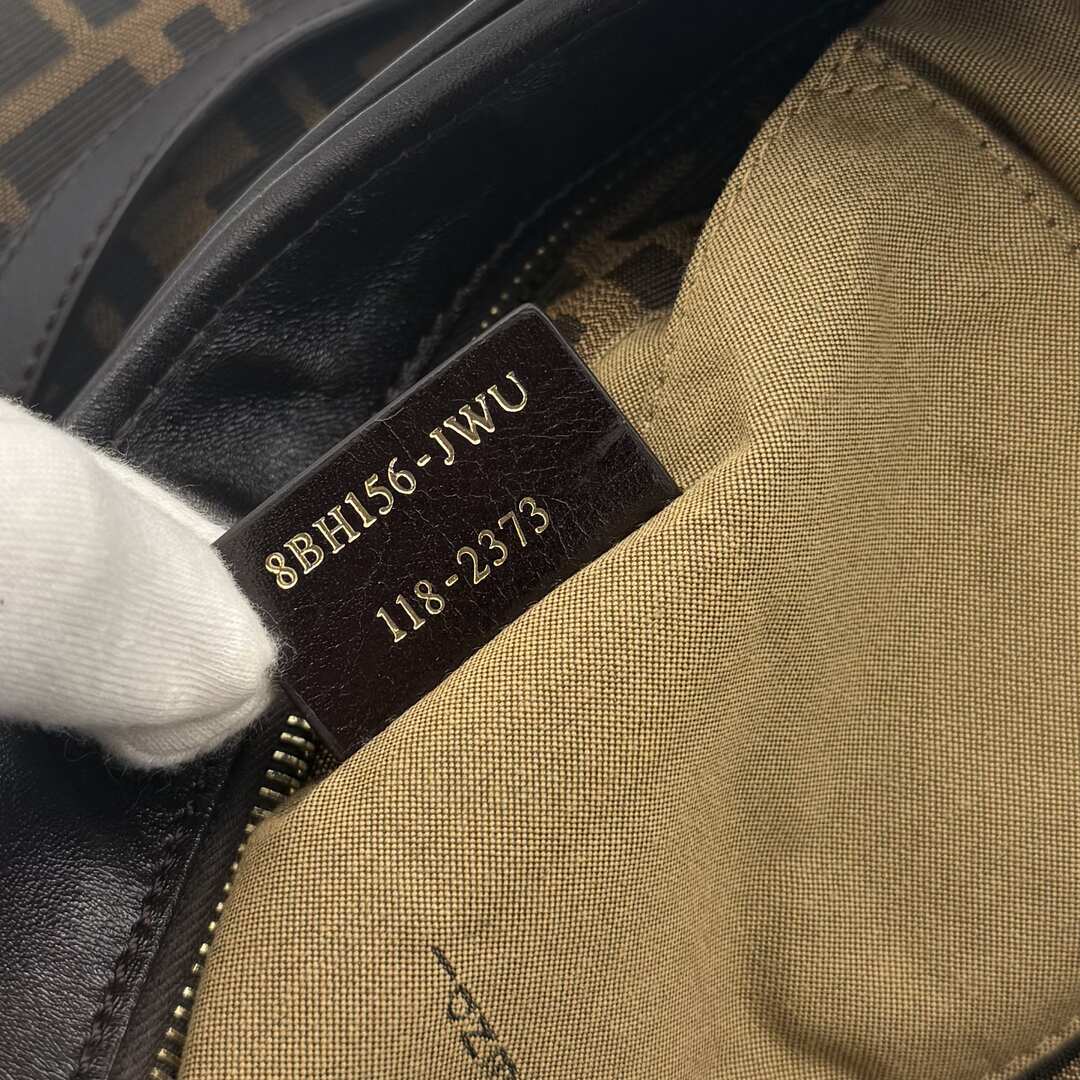 Fendi Zucca Canvas Chef Brown Tote Bag