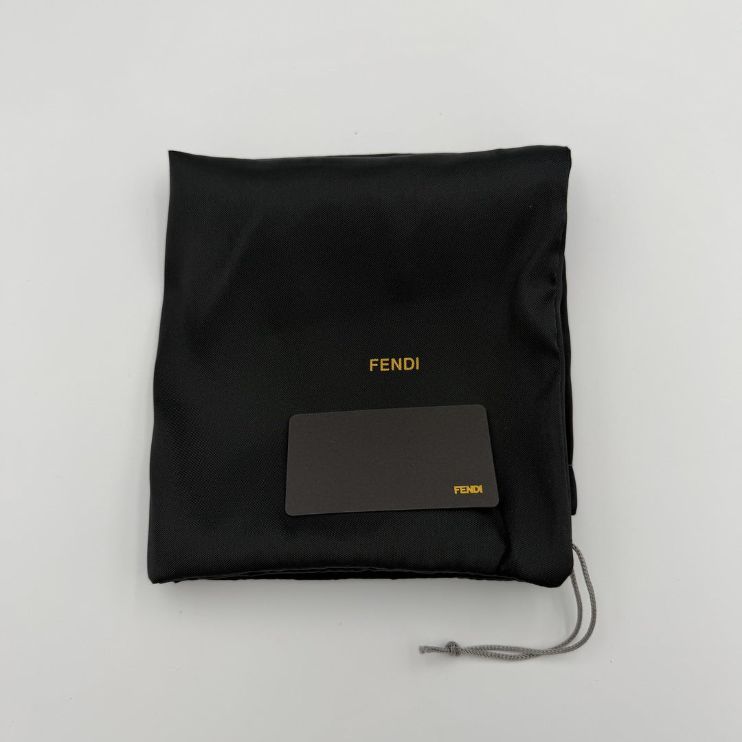 Fendi Zucca Chef Dark Brown Shoulder Bag