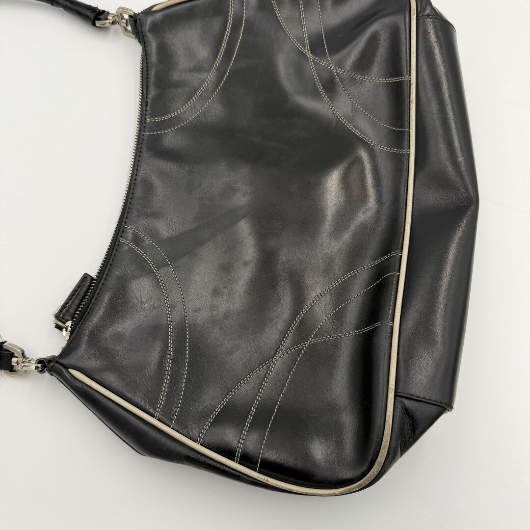 Prada Napa Leather Black Shoulder Bag