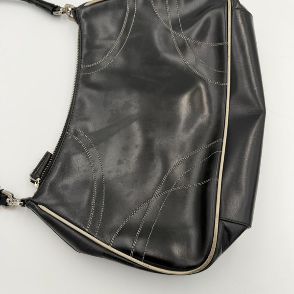 Prada Napa Leather Black Shoulder Bag