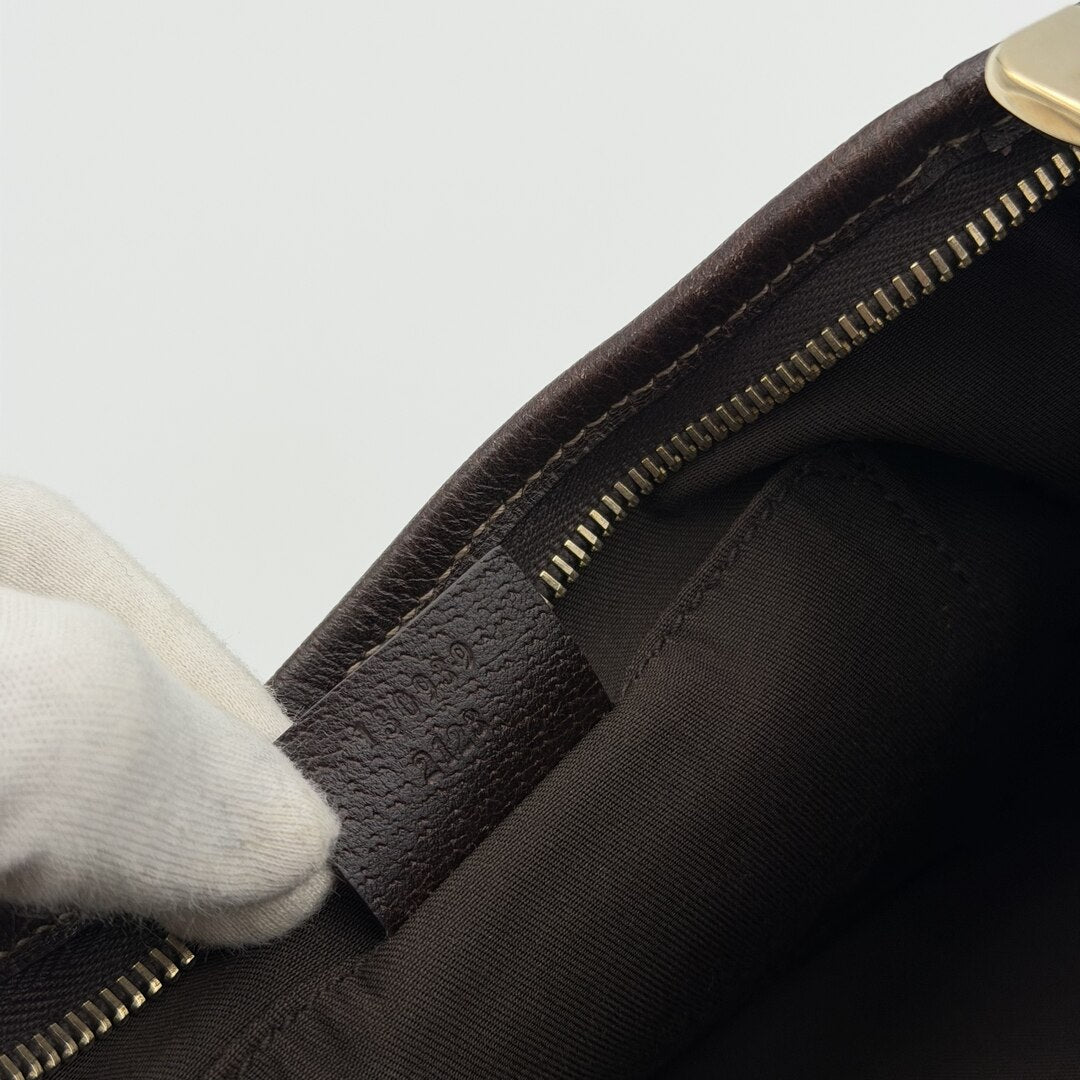 Gucci Mini Abbey D Ring Brown Shoulder Bag