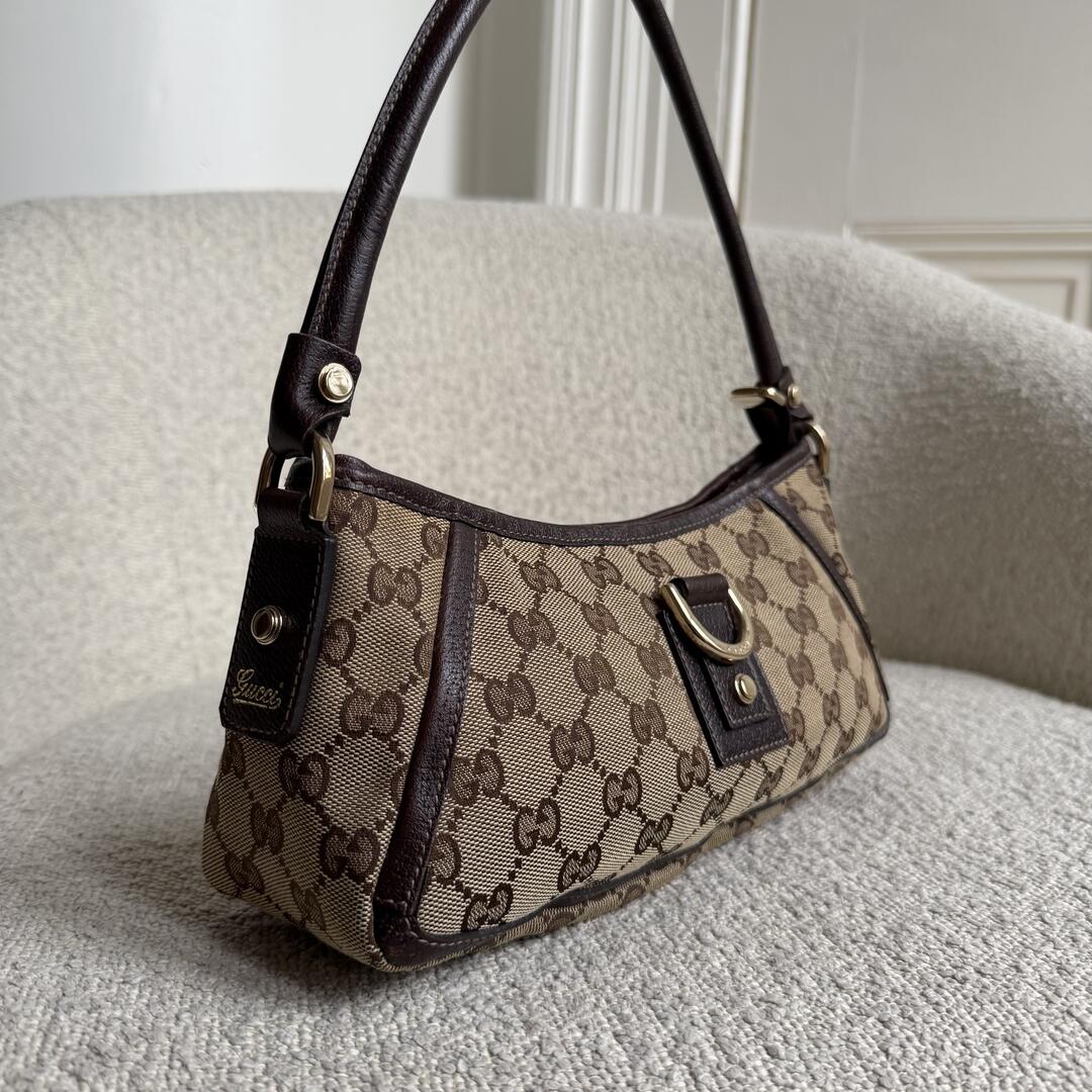 Gucci Mini Abbey D Ring Brown Shoulder Bag