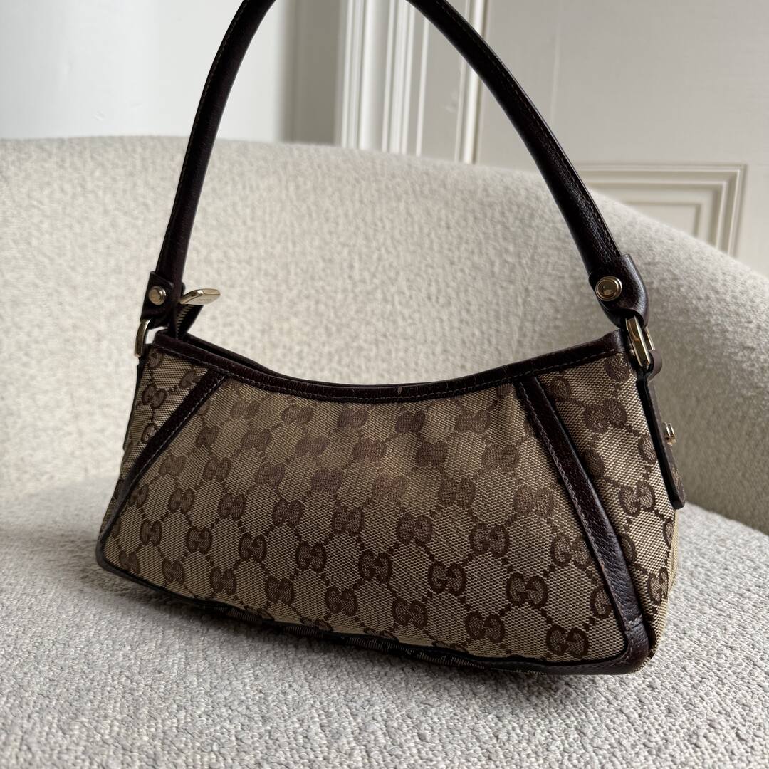 Gucci Mini Abbey D Ring Brown Shoulder Bag