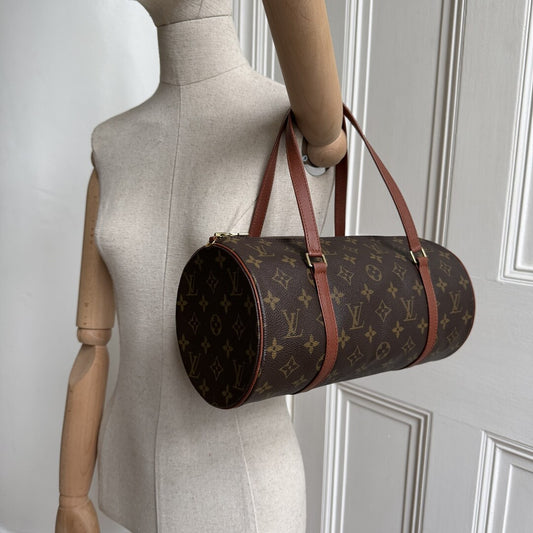 2000 Louis Vuitton Monogram Papillon 30 Handbag