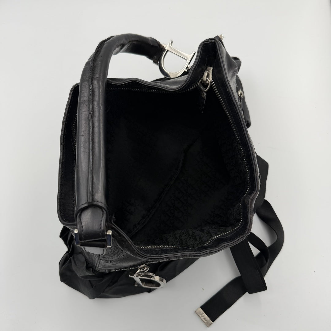 RARE Dior Corset Black Leather Shoulder Bag