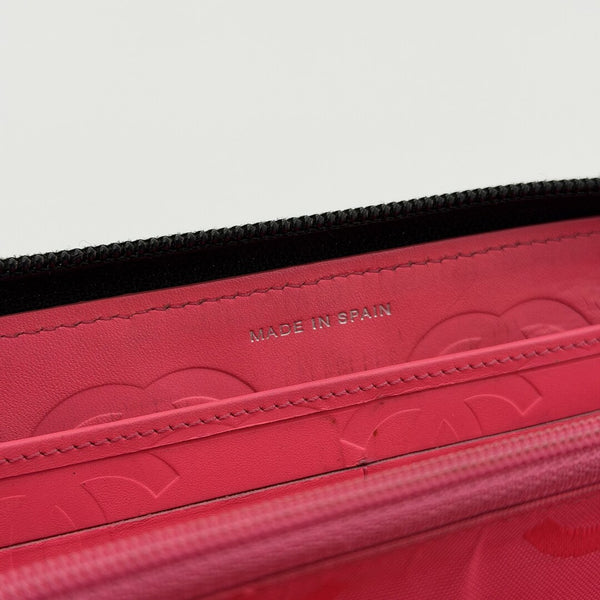 2012 Chanel CC Cambon Black Leather Wallet