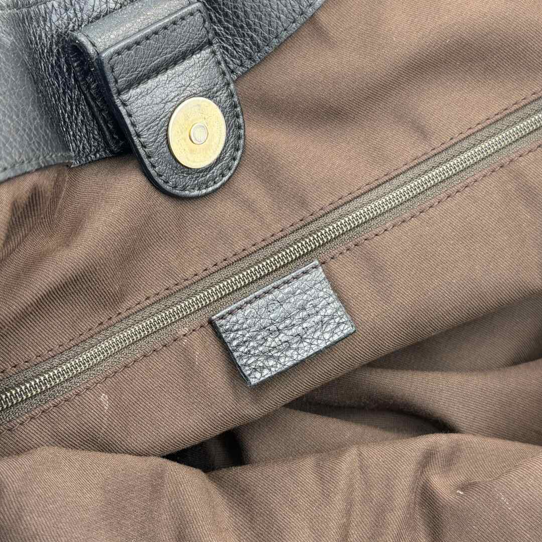 Gucci GG Canvas Sukey Black Large Tote Bag