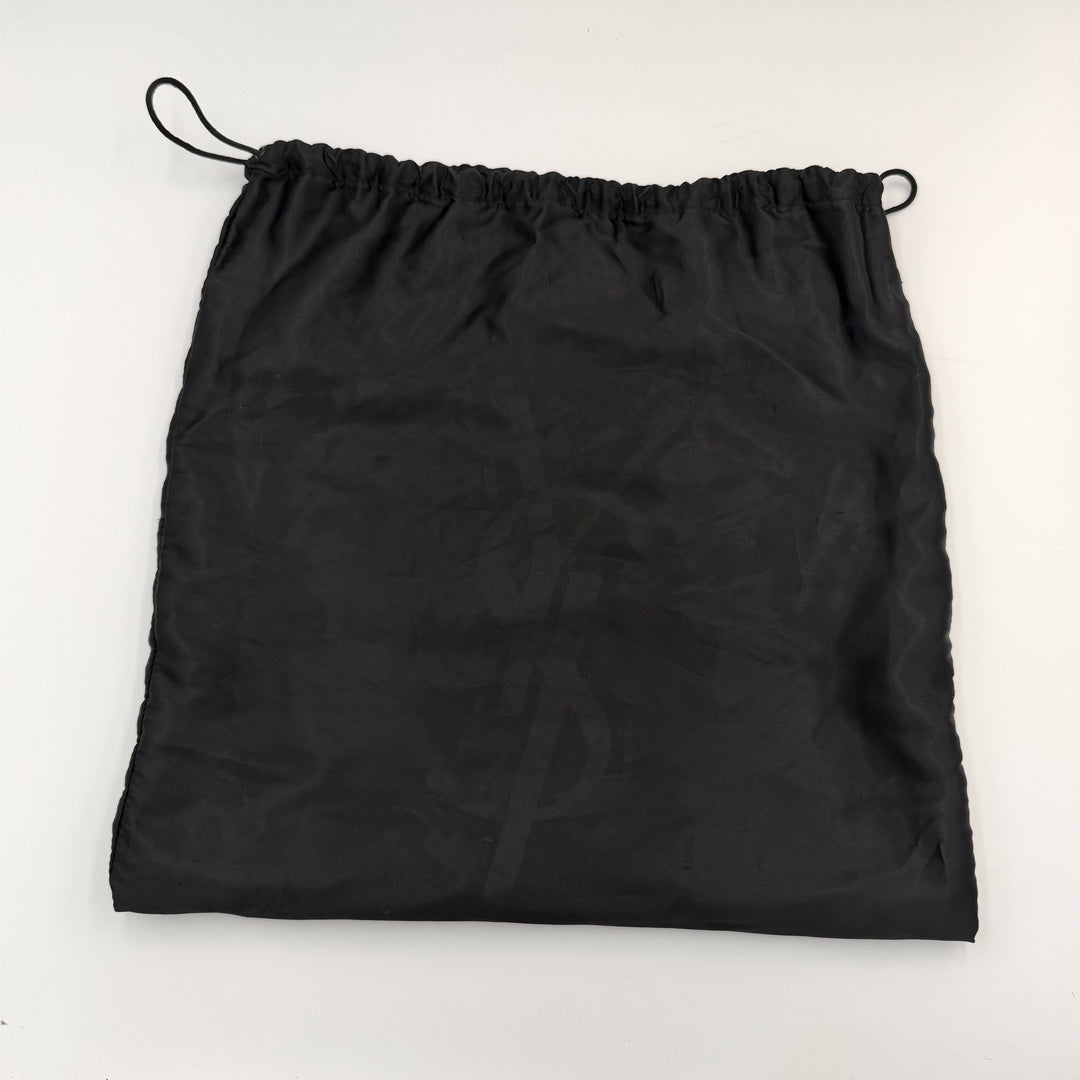 YSL Saint Tropez Leather Black Shoulder Bag