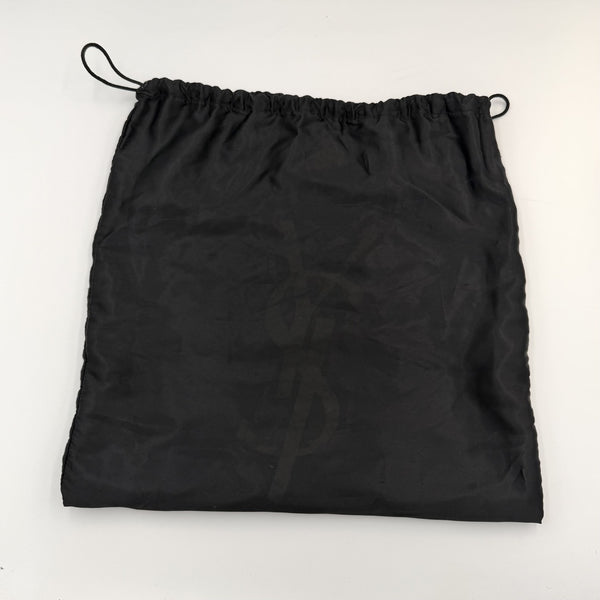 YSL Saint Tropez Leather Black Shoulder Bag