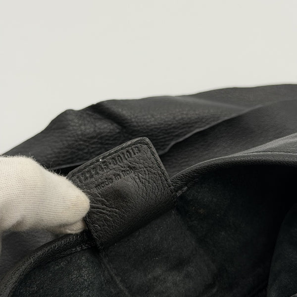 YSL Saint Tropez Leather Black Shoulder Bag