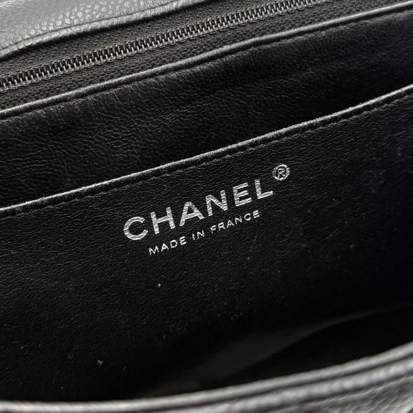Chanel Classic Jumbo Caviar Flap Black Shoulder Bag