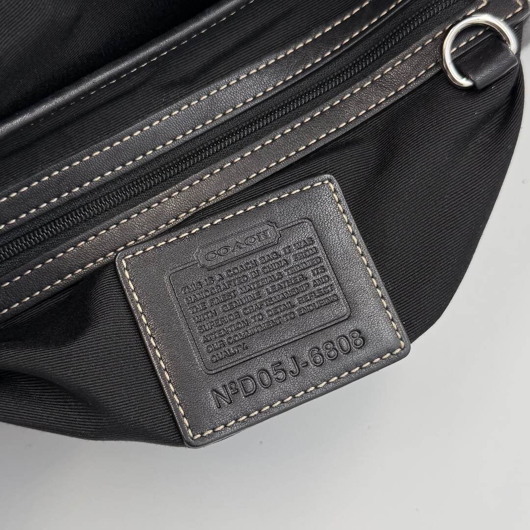 Rare Coach Mini Signature Soho Black Shoulder Bag