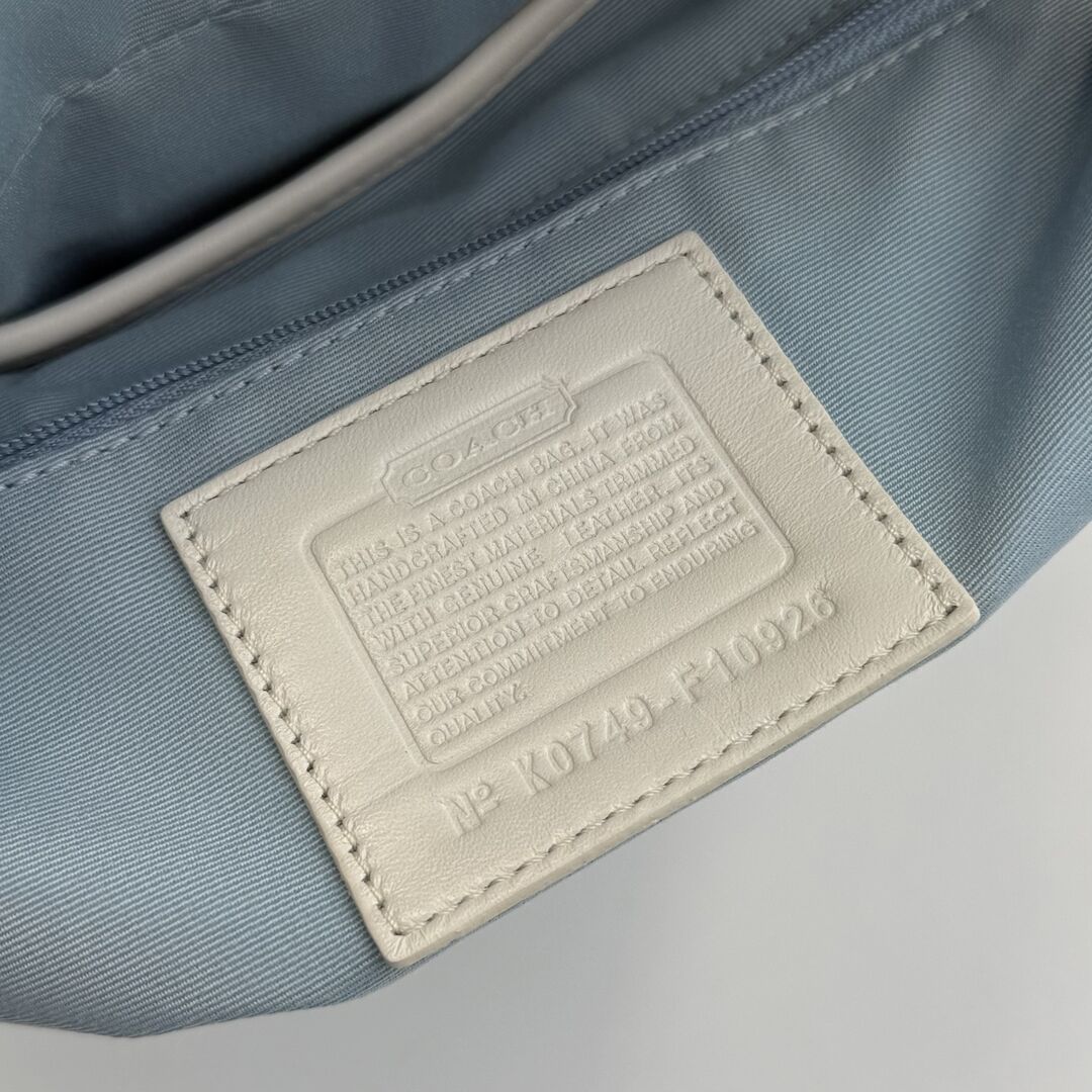 Rare Coach Soho Mini Signature Blue Shoulder Bag