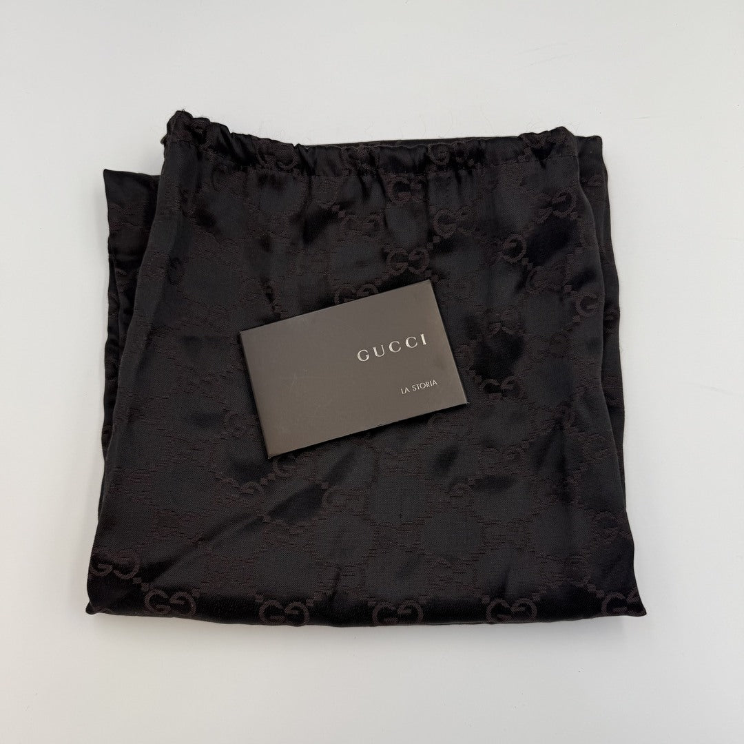 Gucci GG Monogram Canvas Black Tote Bag