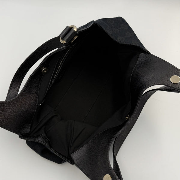 Gucci GG Monogram Canvas Black Tote Bag