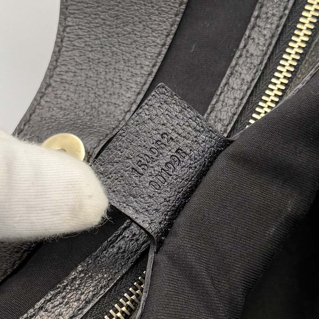 Gucci GG Monogram Canvas Black Tote Bag