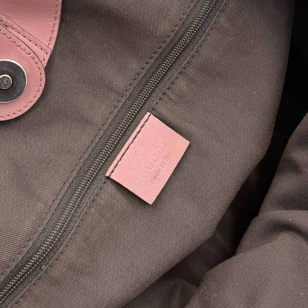 Gucci GG Canvas Sukey Pink Tote Bag