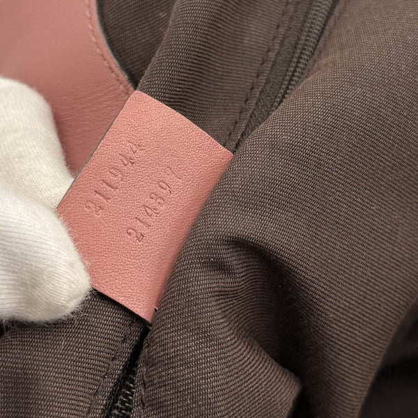 Gucci GG Canvas Sukey Pink Tote Bag