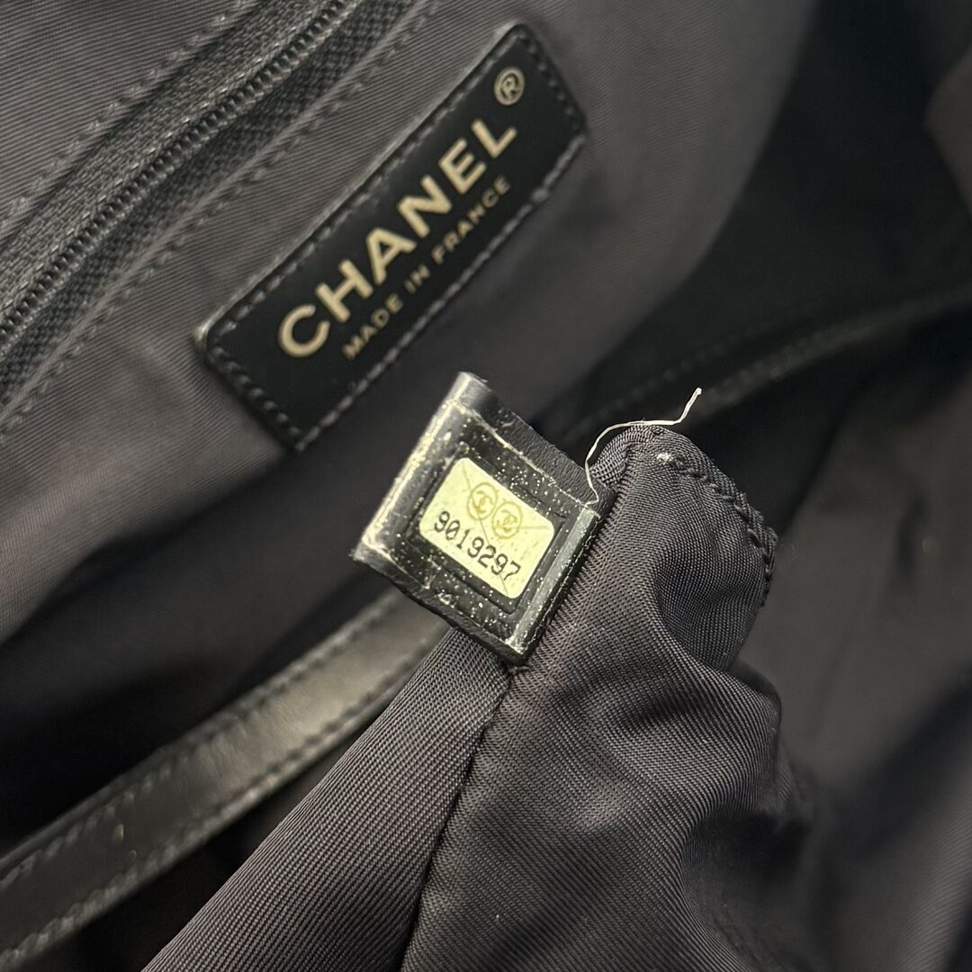 2004 Chanel CC Travel Line Black Mini Tote Bag
