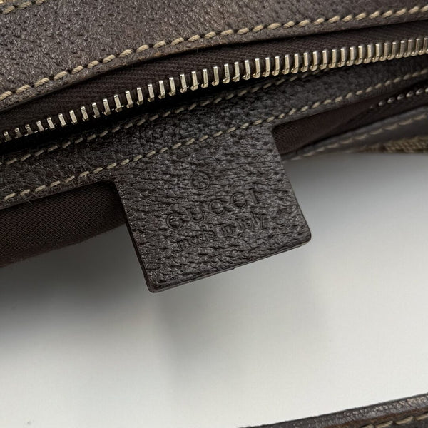 Gucci GG Canvas Brown Shoulder Bag