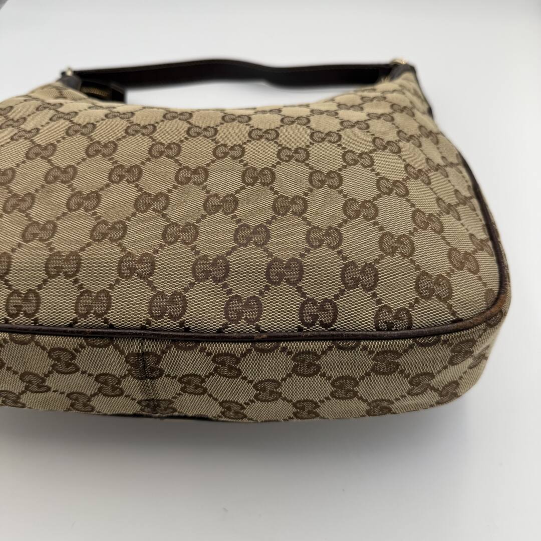 Gucci GG Canvas Brown Shoulder Bag