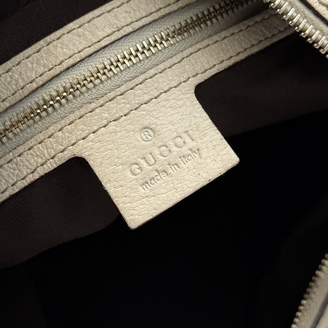 Gucci GG Canvas White Shoulder Bag
