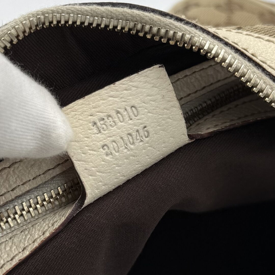 Gucci GG Canvas White Shoulder Bag