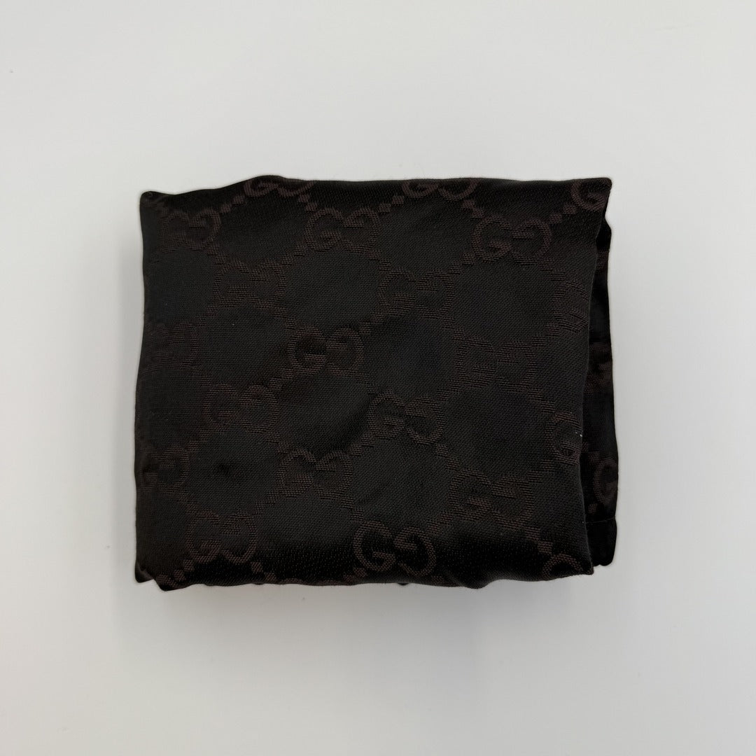 Gucci GG Canvas Bamboo Black Handbag