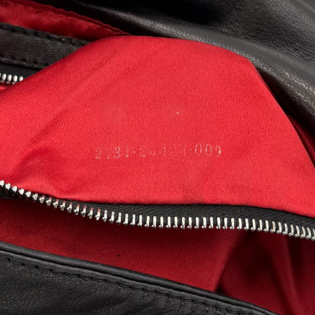 Fendi Mamma Baguette Black Leather Shoulder Bag