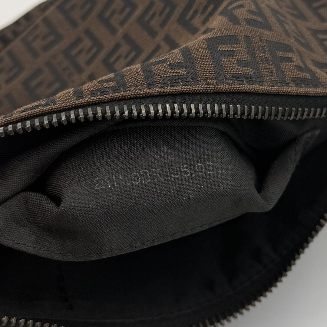 Fendi Zucchino Brown Shoulder Bag