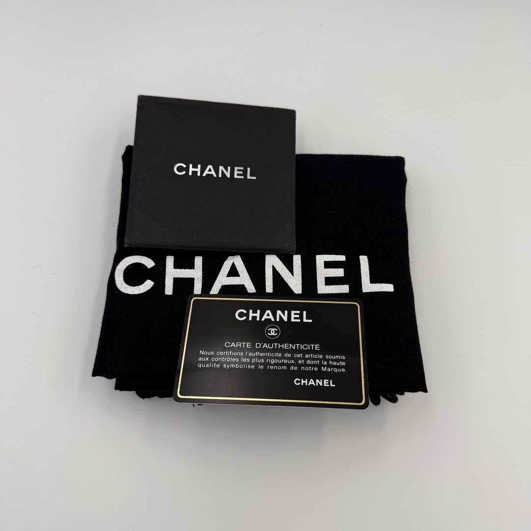 2004 Chanel CC Wild Stitch Surpique Chain Flap Beige Shoulder Bag