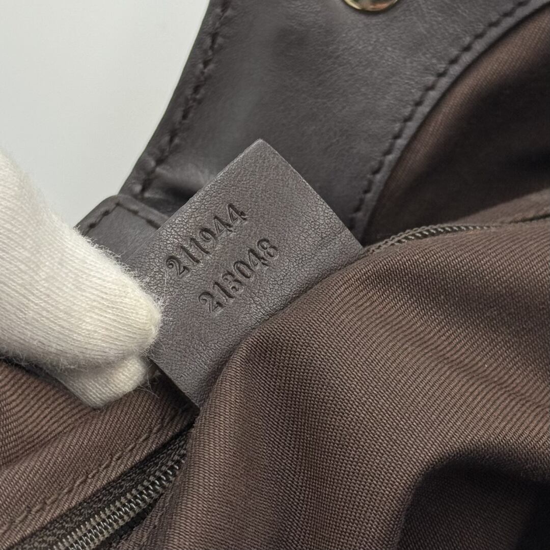 Gucci GG Canvas Sukey Brown Tote Bag