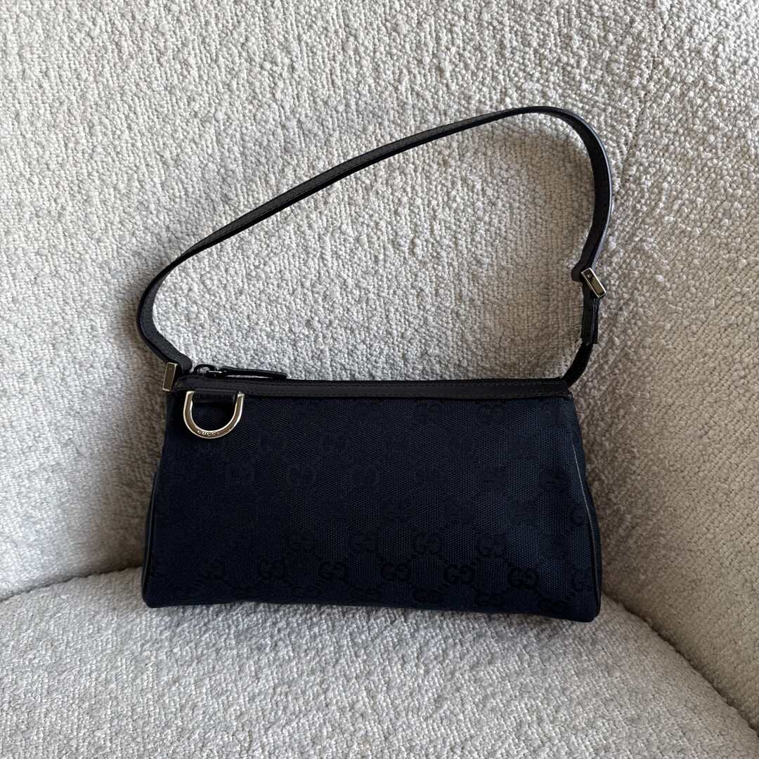 Gucci Mini Abbey D Ring Black Shoulder Bag